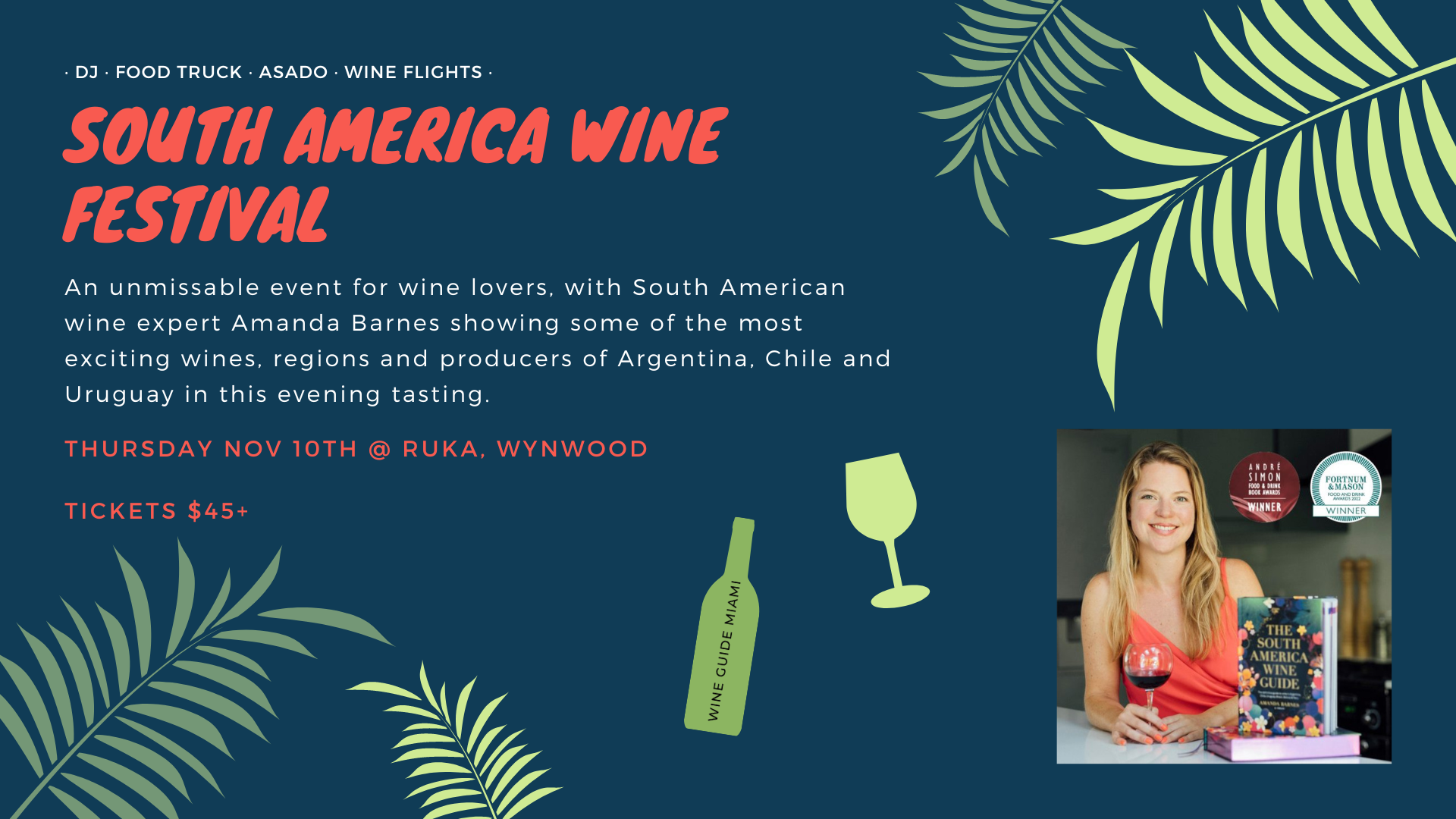 South America Wine Festival with Amanda Barnes Wine Guide Miami